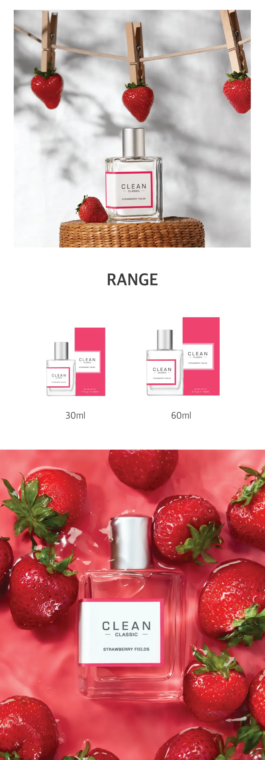 [단독기획] 클린 스트로베리필즈 EDP 60ml+10ML 롤러볼 증정 기획/ 단품 중 택1 상세페이지 3